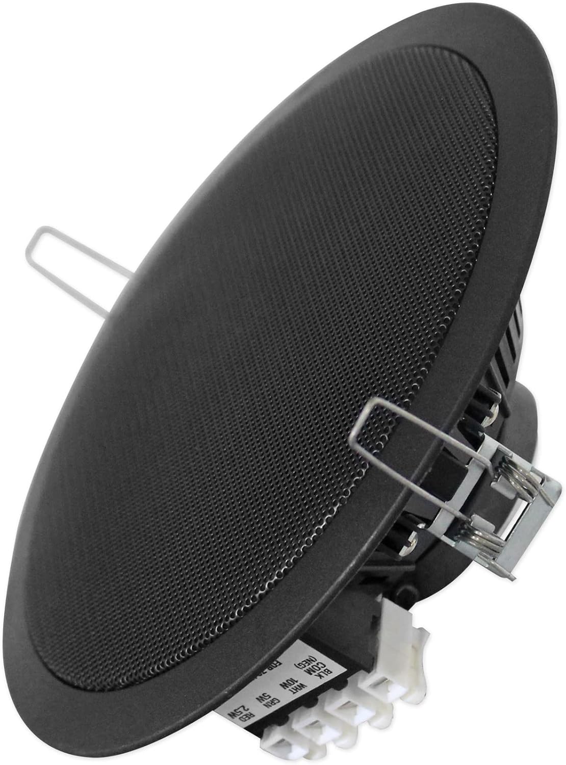 Rockville RCS80-1 Bundle: 60W 70V Commercial Amplifier with Bluetooth, (4) CCL6T Black 6 in 70V Commercial Ceiling Speakers for Restaurants, Offices & Schools, 5-Piece