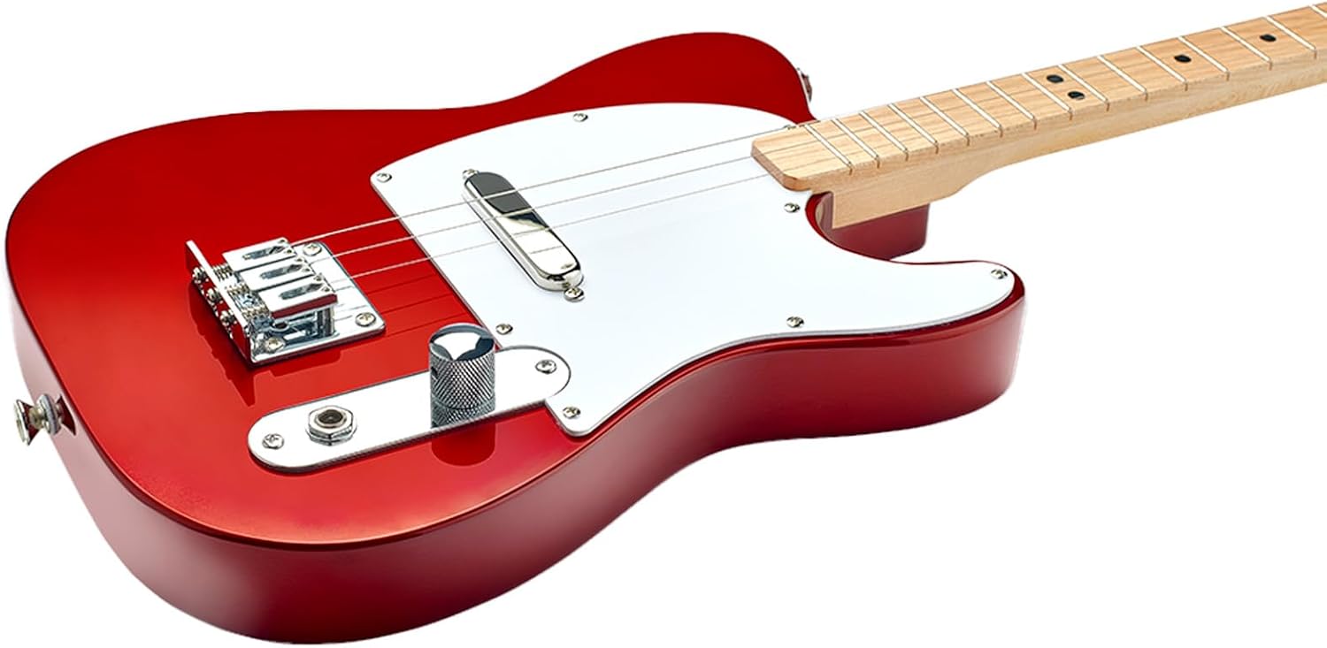 Fender x Loog Telecaster kids electric guitar 3 strings beginner set (Candy Apple Red)
