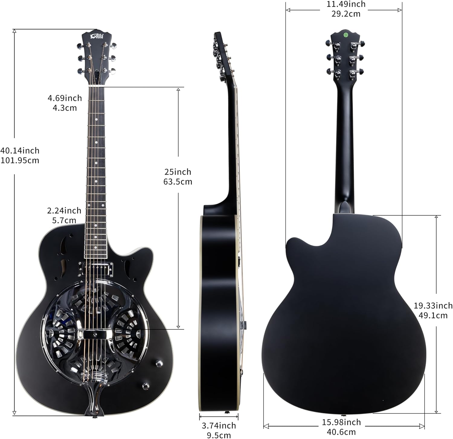 Resonator Electric Guitar Sapele Body Material Okoume Neck Material Type Purple Heart Fingerboard