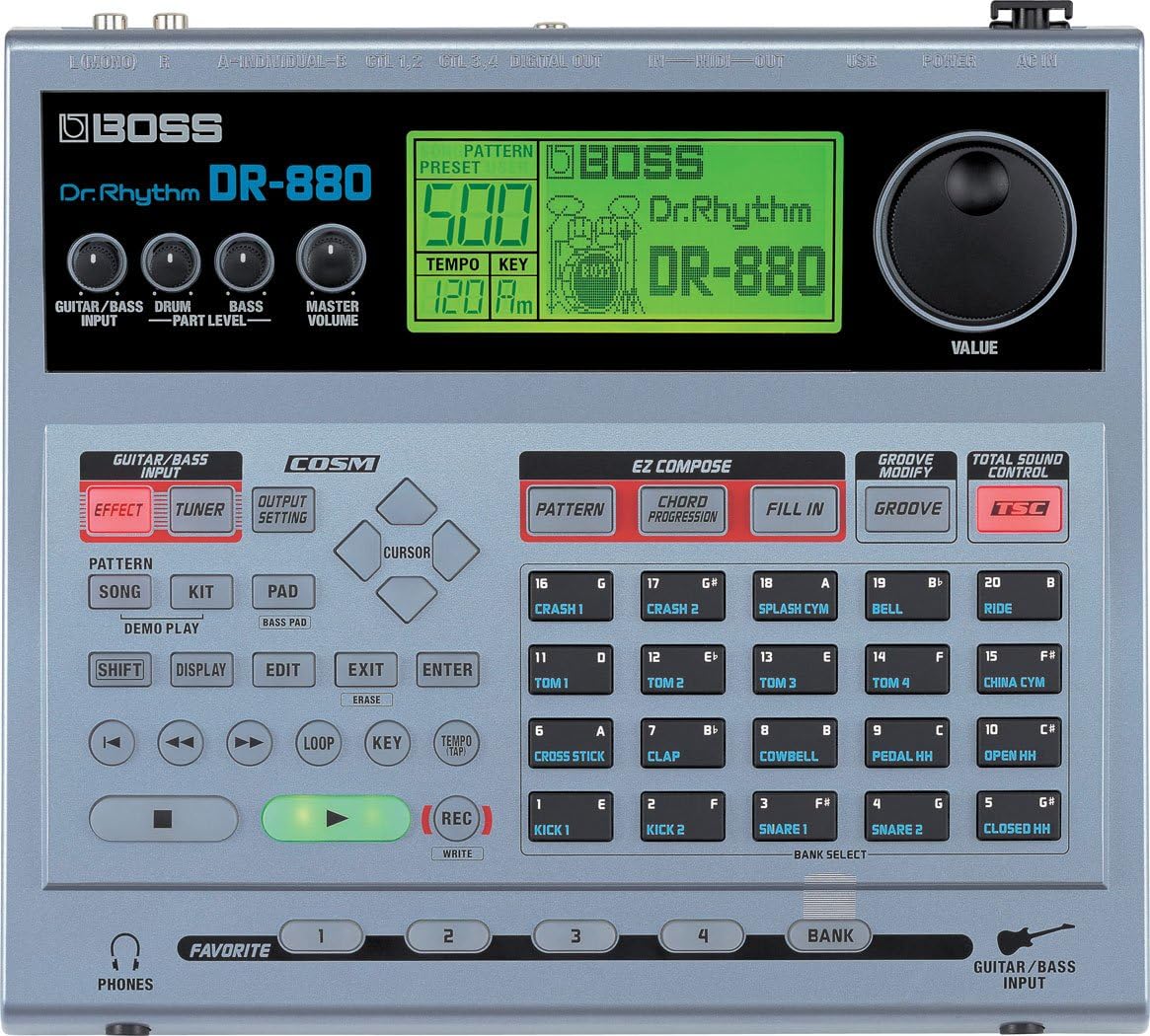 Boss DR-880 Dr. Rhythm Drum Machine