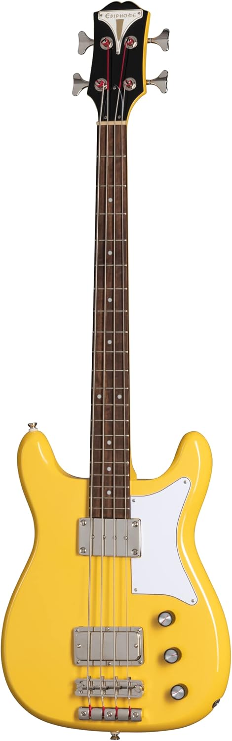 Epiphone Newport Bass 30.5 in Scale, Sunset Yellow
