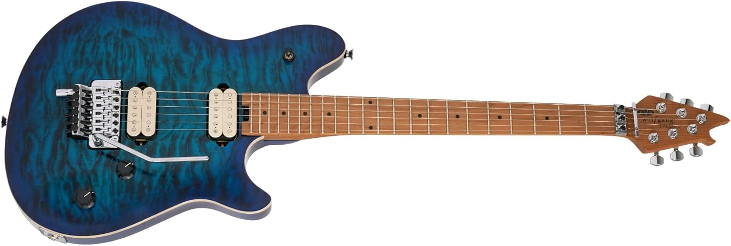 EVH Wolfgang Special QM Electric Guitar - Chlorine Burst with Baked Maple Fingerboard