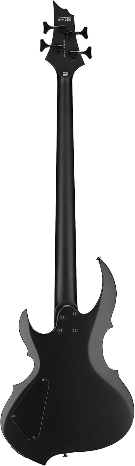 ESP LTA204FRXBLKS Bass Guitar, Black Satin