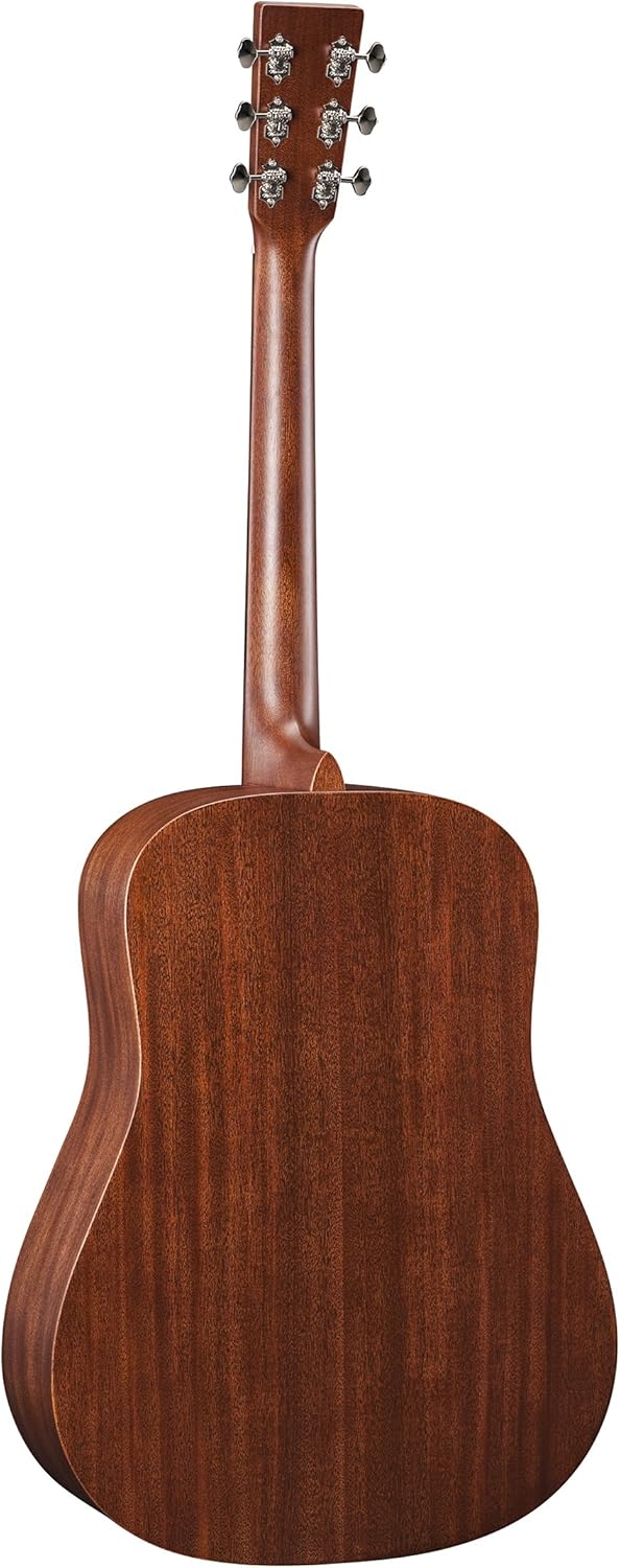 Martin Guitar D-15M with Gig Bag, Acoustic Guitar for the Working Musician, Mahogany Construction, Satin Finish, D-14 Fret, and Low Oval Neck Shape