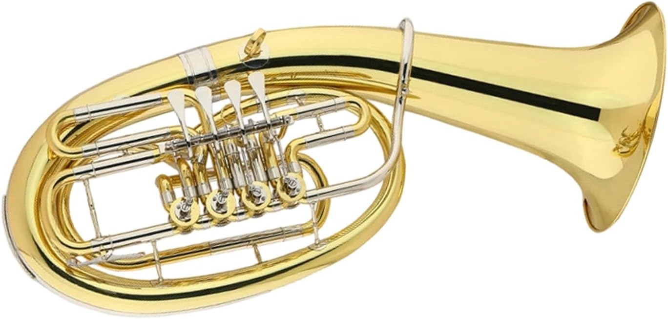 Euphonium In B Flat Major Four Key Grand Horn Professional Performance Brass Instrument Euphonium All-brass Instrument(4)