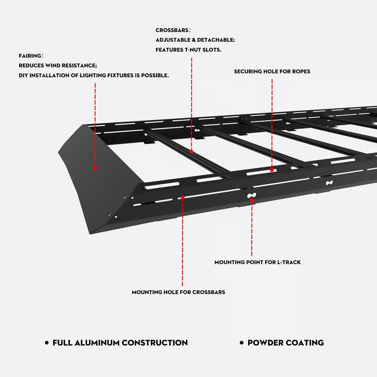 Aluminum Roof Rack for Mercedes Sprinter 170