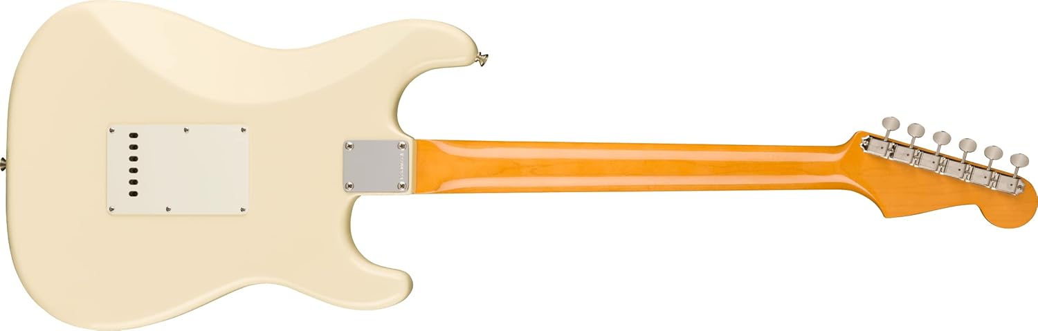 Fender American Vintage II 1966 Jazz Bass, Olympic White, Left-Handed, Rosewood Fingerboard