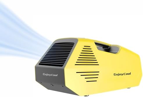 Portable air conditioner 2380 BTU Outdoor Air Conditioner Camping Tent Air Conditioner Tent Air Conditioner with Remote Control Suitable for Camping RVs Outdoors Van and Fishing(Battery Not Included)