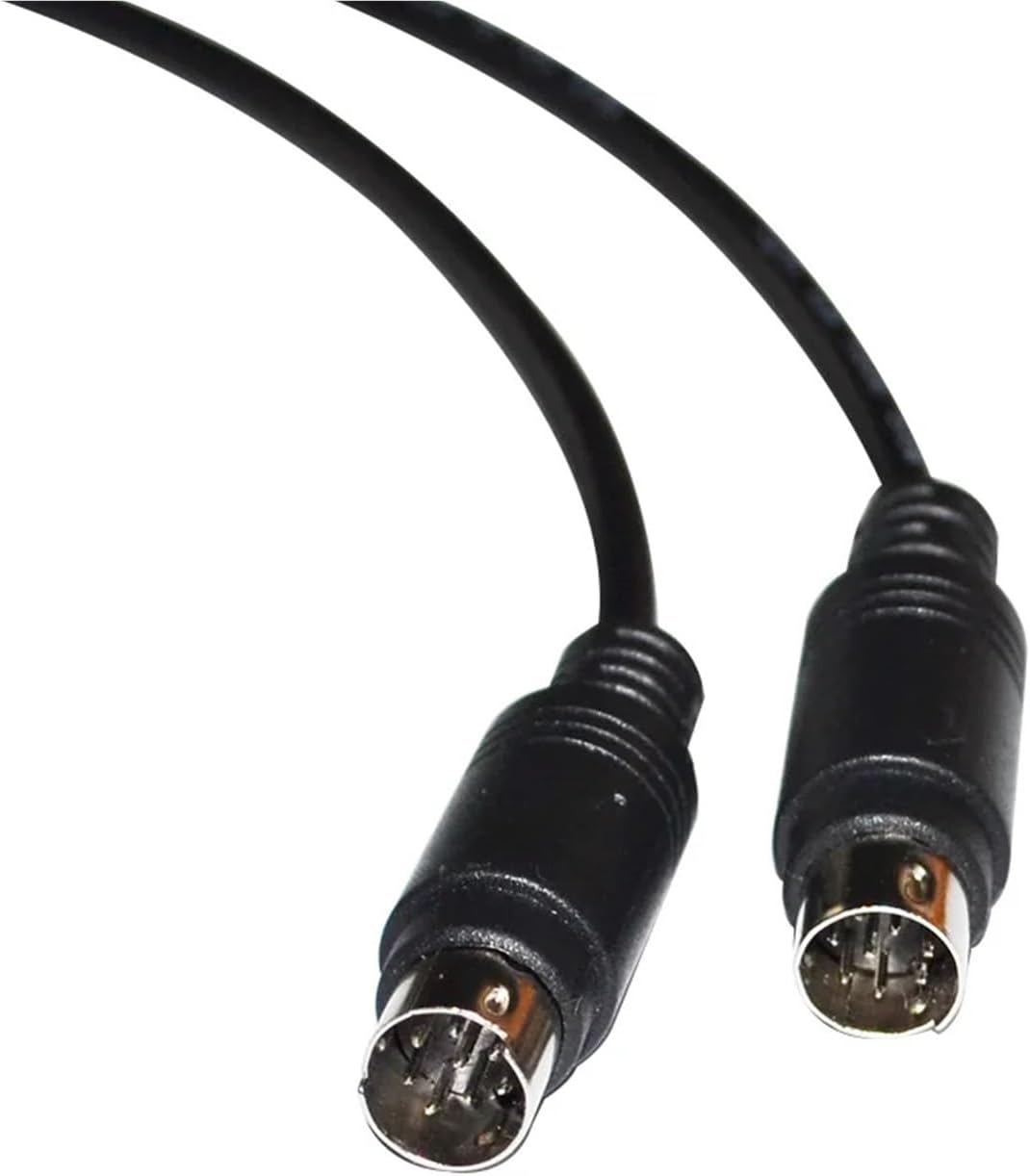 MINI DIN 8 PIN MD8 to MD8 8-PIN Male Adapter Data Cable for X5(D) MIDI Music Synthesizer to Host Port AG-002 for Macintosh(3metres)