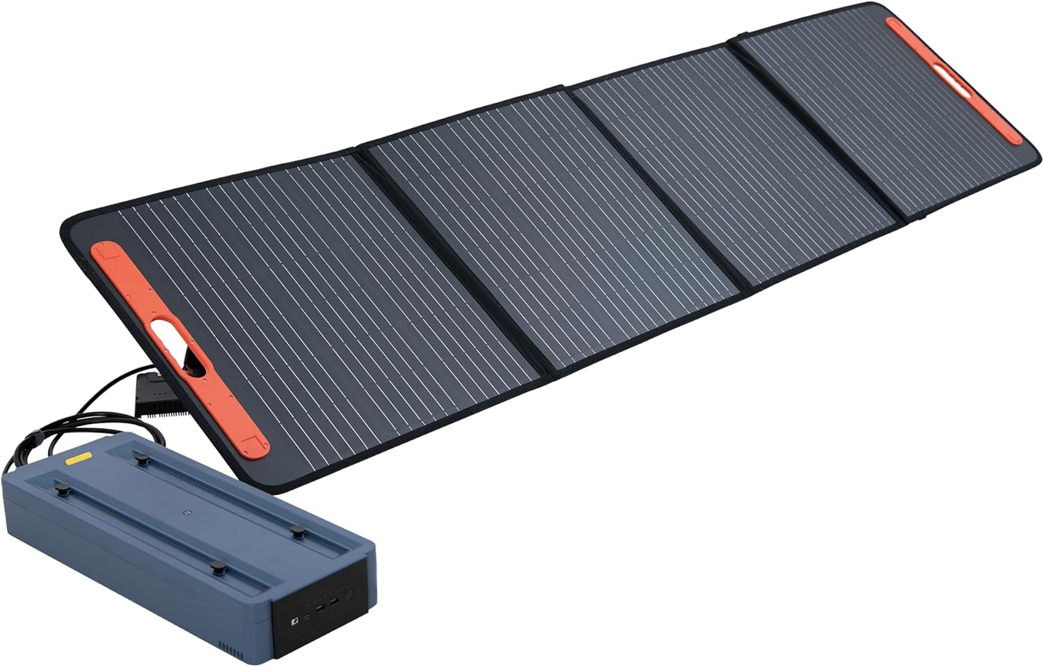 Sunjoy Portable Air Conditioner with Add-on Battery & Solar Panel, 2500BTU AC Unit, 250W Low Power Consumption, 25.5VDC, 2 Fan Speed, 3 Light Mode for Tent Camping RV Truck Van Life Home, Gray