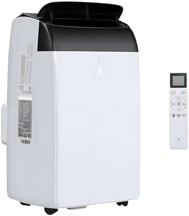 12,000 BTU Portable Air Conditioner， with Remote - 3-in-1 Cooling, Fan & Dehumidifier for Rooms Up to 550 Sq.Ft - Ideal for Bedroom, Living Room, Home Office & Outdoor Use