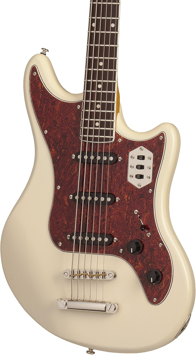 Schecter 6 String Solid-Body Electric Guitar, Ivory Pearl (294)