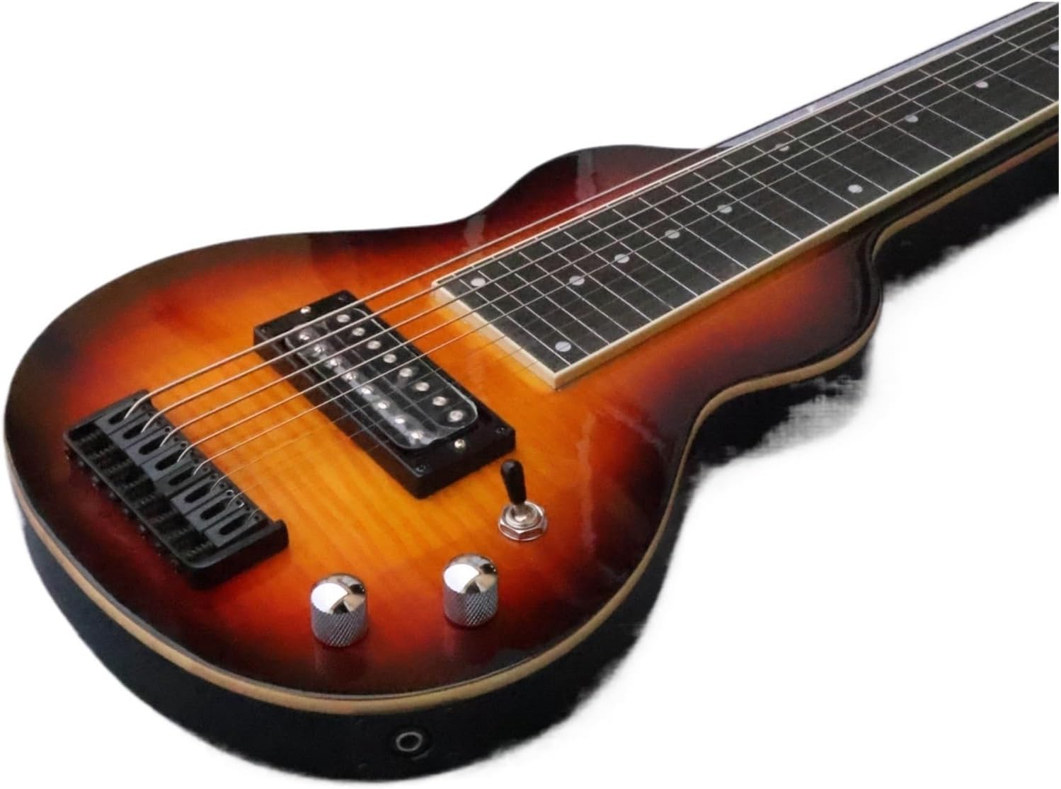 Eight String Hawaiian Electric Guitar – Ukulele Slider Guitar for Traditional Hawaiian Music(B)