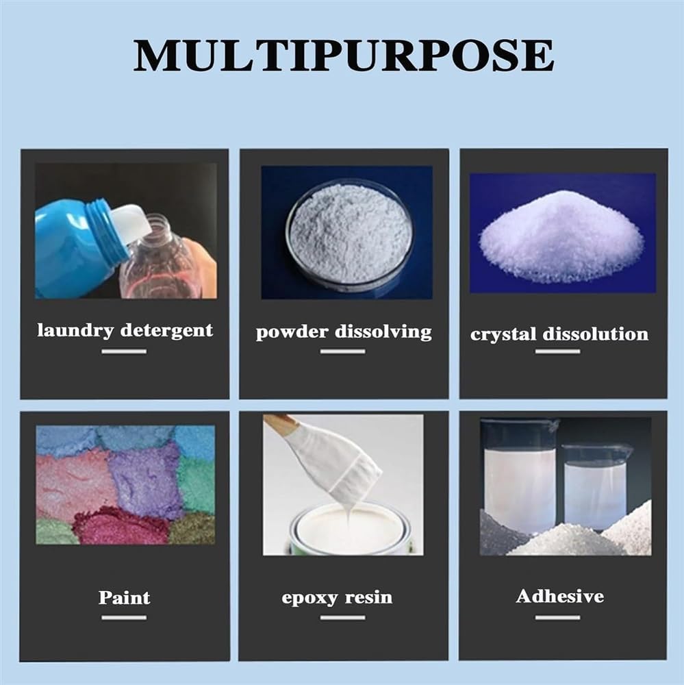 Agitator,Commercial 1 Ton Paint Stirring Machine,980W Electric Tank Mixer Machine with Support Hanger,Paint Mixing Equipment,for Dissolver Agitator,