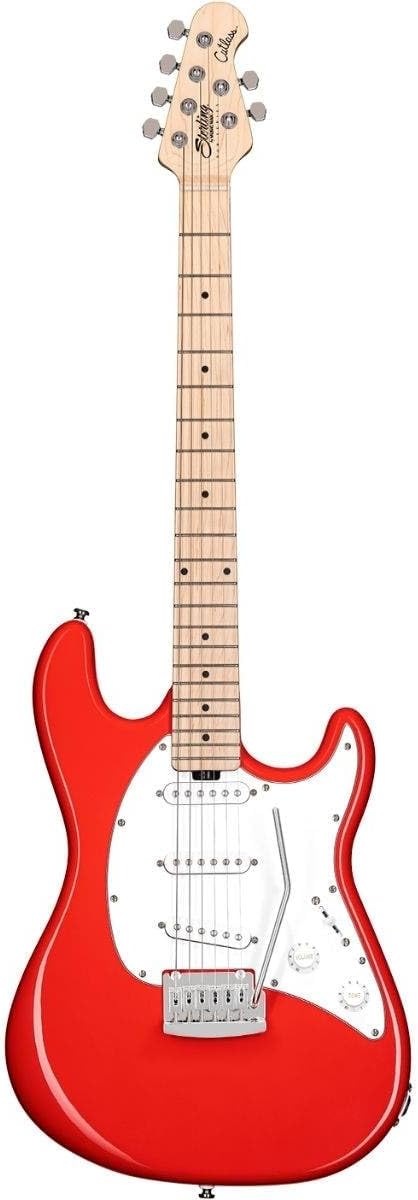 Sterling by Music Man 6 String Solid-Body Electric Guitar, Right, Fiesta Red (CT30SSS-FRD-M1)