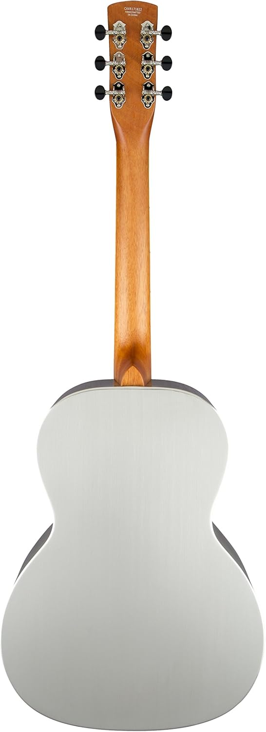 Gretsch G9221 Bobtail Round-Neck Acoustic and Electric Steel Body Spider Cone Resonator Guitar (Weathered ‘Pump House Roof’)