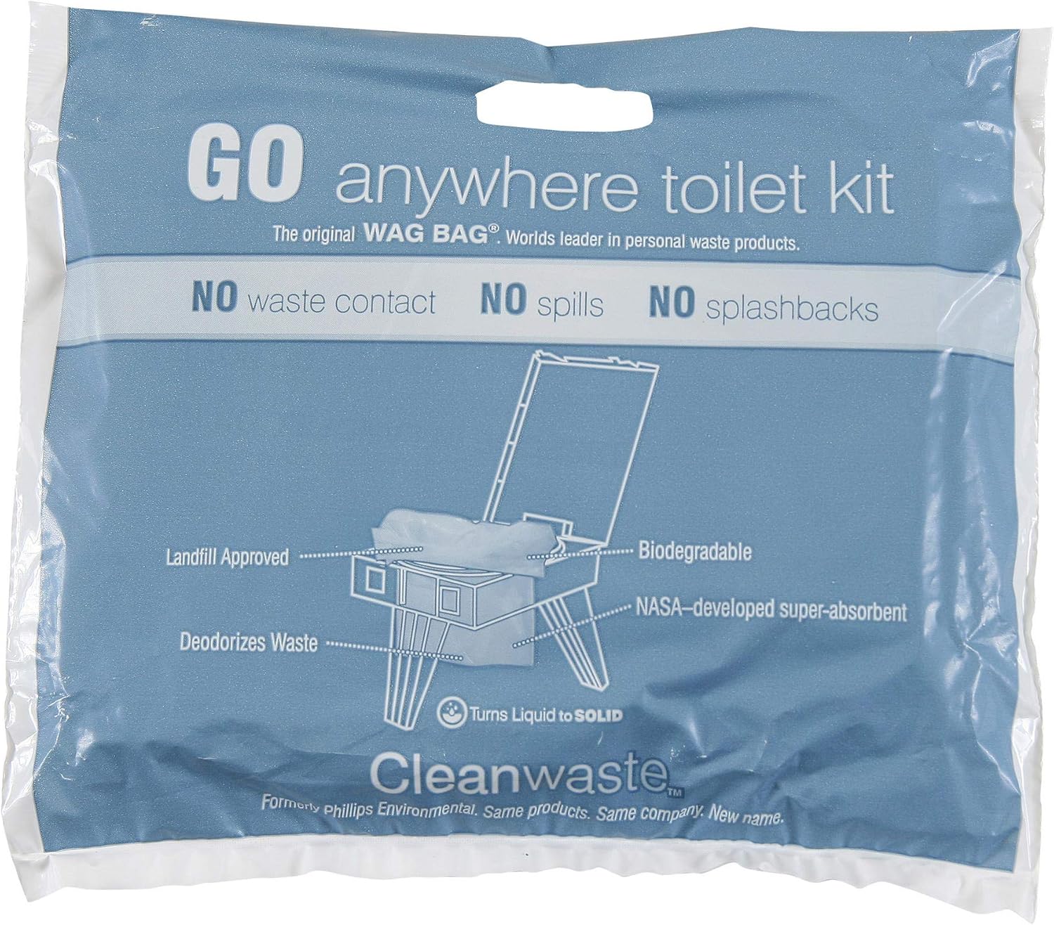 ThePETT cleanwaste go anywhere portable toilet accessories