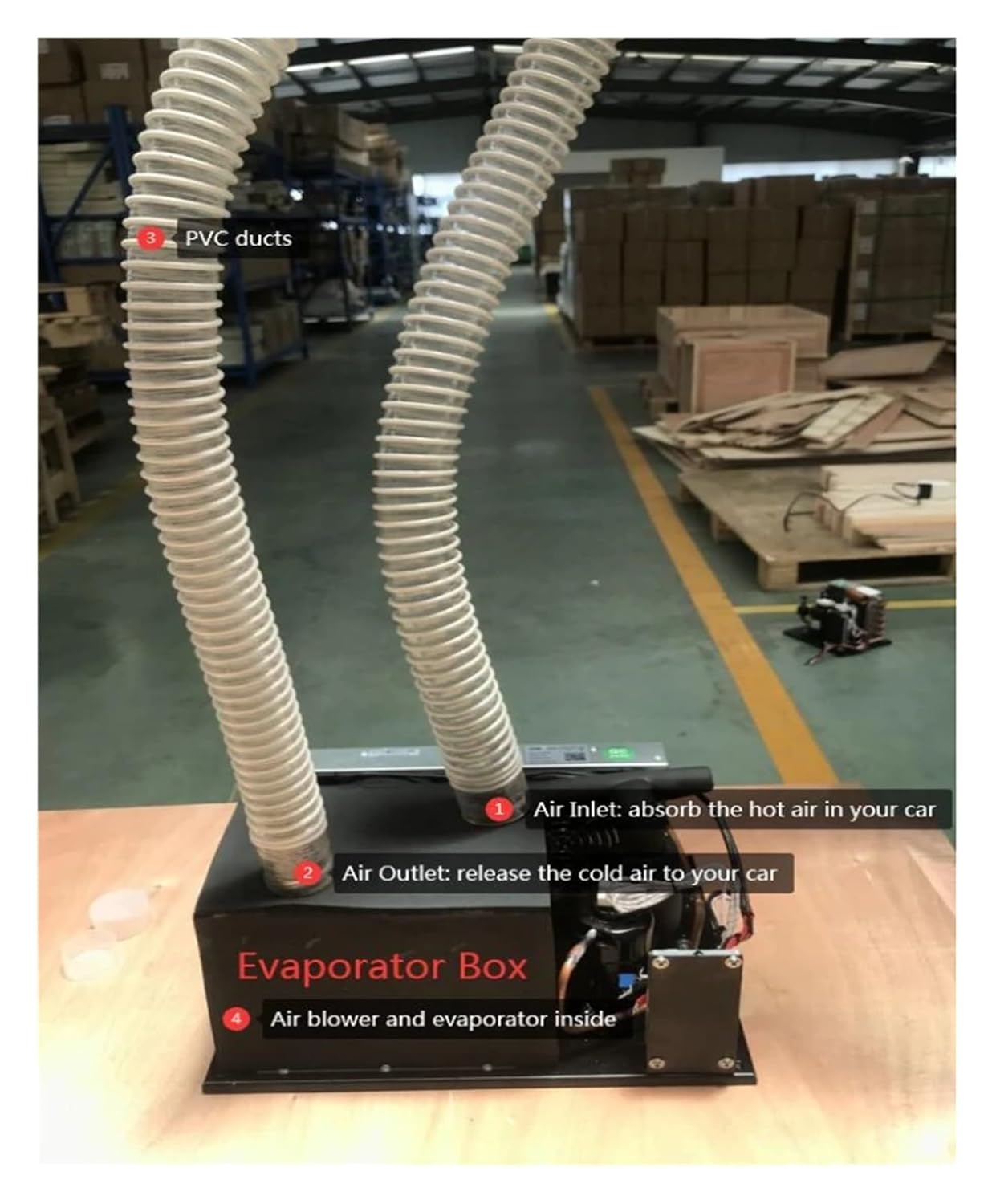 Air Conditioner, Micro DC Air Conditioner, 700W Compact Cooling & Heating for Electronics, Vehicles, & Small Spaces, DC 24V, R290 Refrigerant