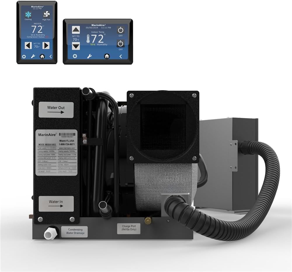 6,000 Btu/h Self Contained Marine Air conditioner and Heat pump 110-120V/60Hz