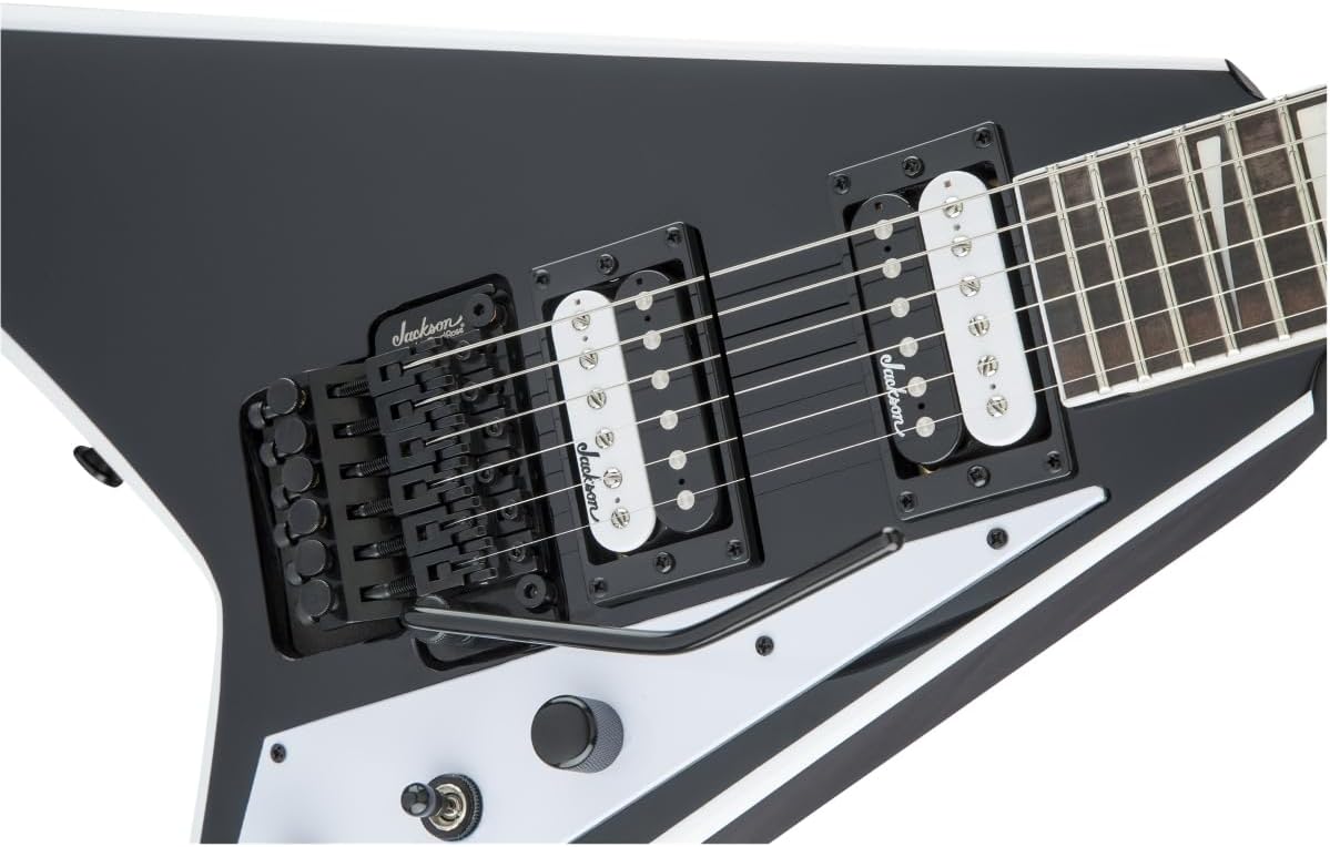 Jackson JS Series Rhoads JS32 - Black with White Bevels