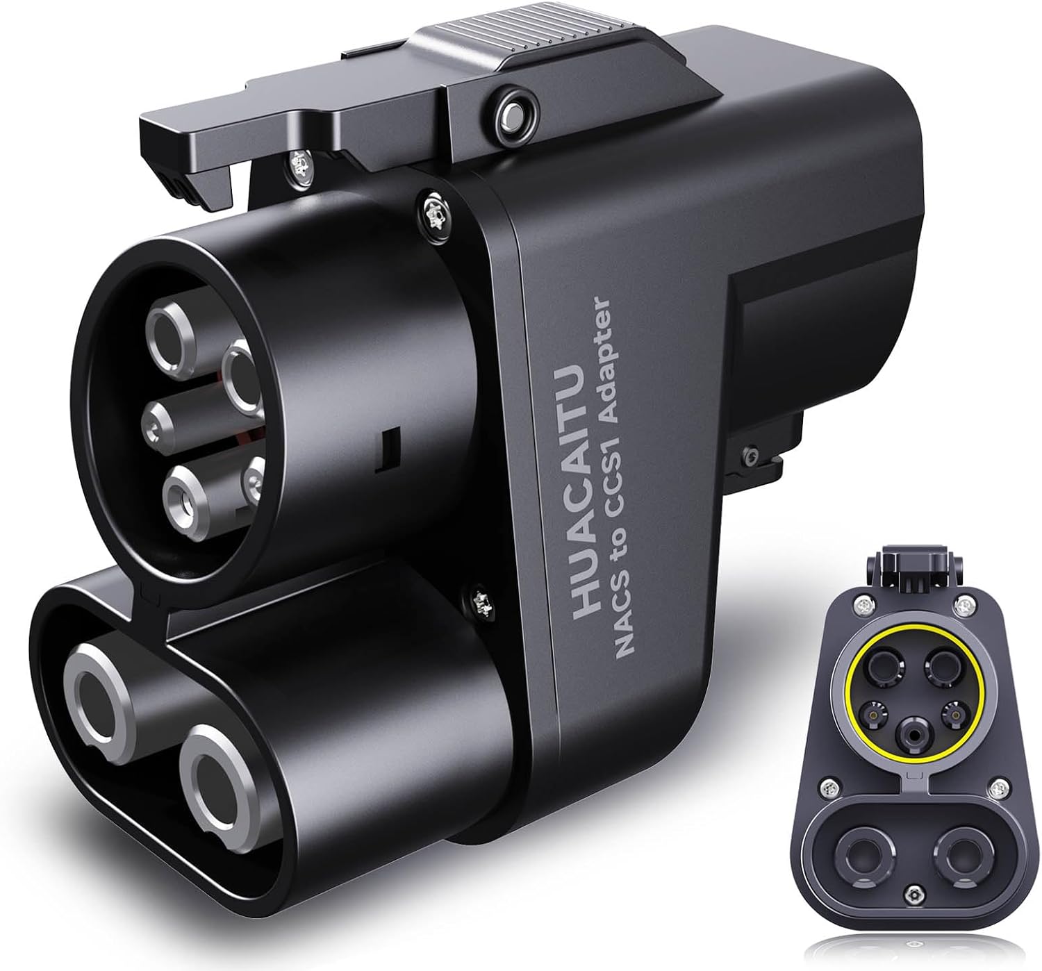 Tesla Supercharger Adapter, NACS to CCS Adapter, Fast Charge Your CCS1 EV at Tesla Superchargers, Electric Vehicle Charging Accessories for Ford, Rivian, GM, Volvo and Polestar EVs