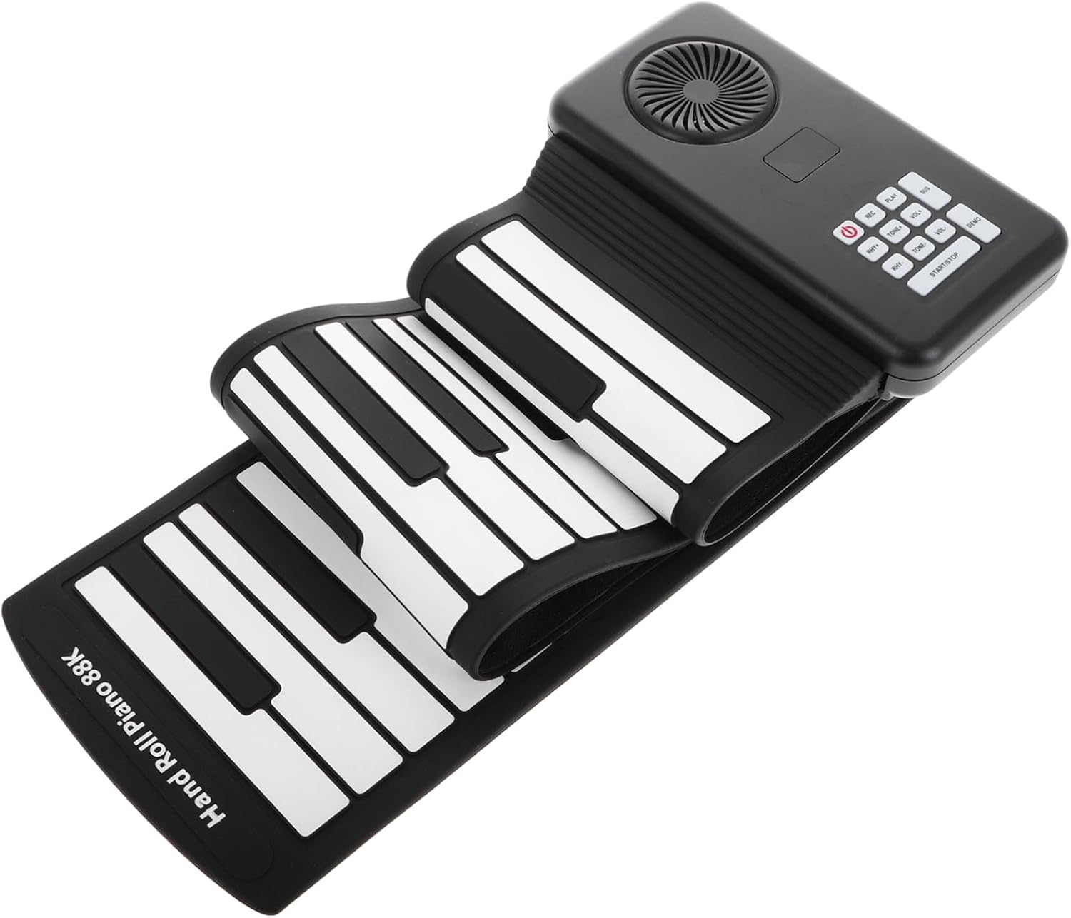 Foldable Keys Roll up Piano Keyboard with Speaker Portable Silicone Electronic Hand Roll Piano for Music Practice Travel Musicians and Beginners