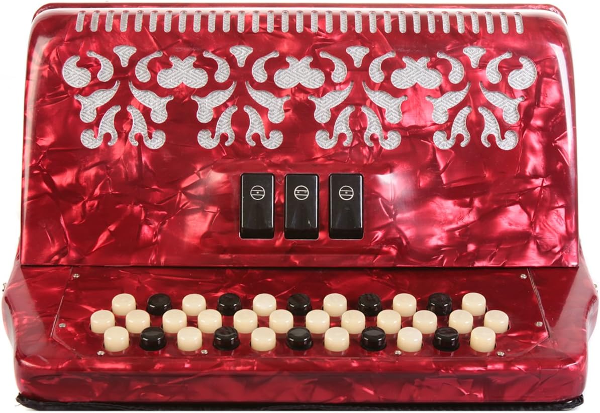 Rossetti, 34-Key Accordion (ROS3412-GCF-RD)