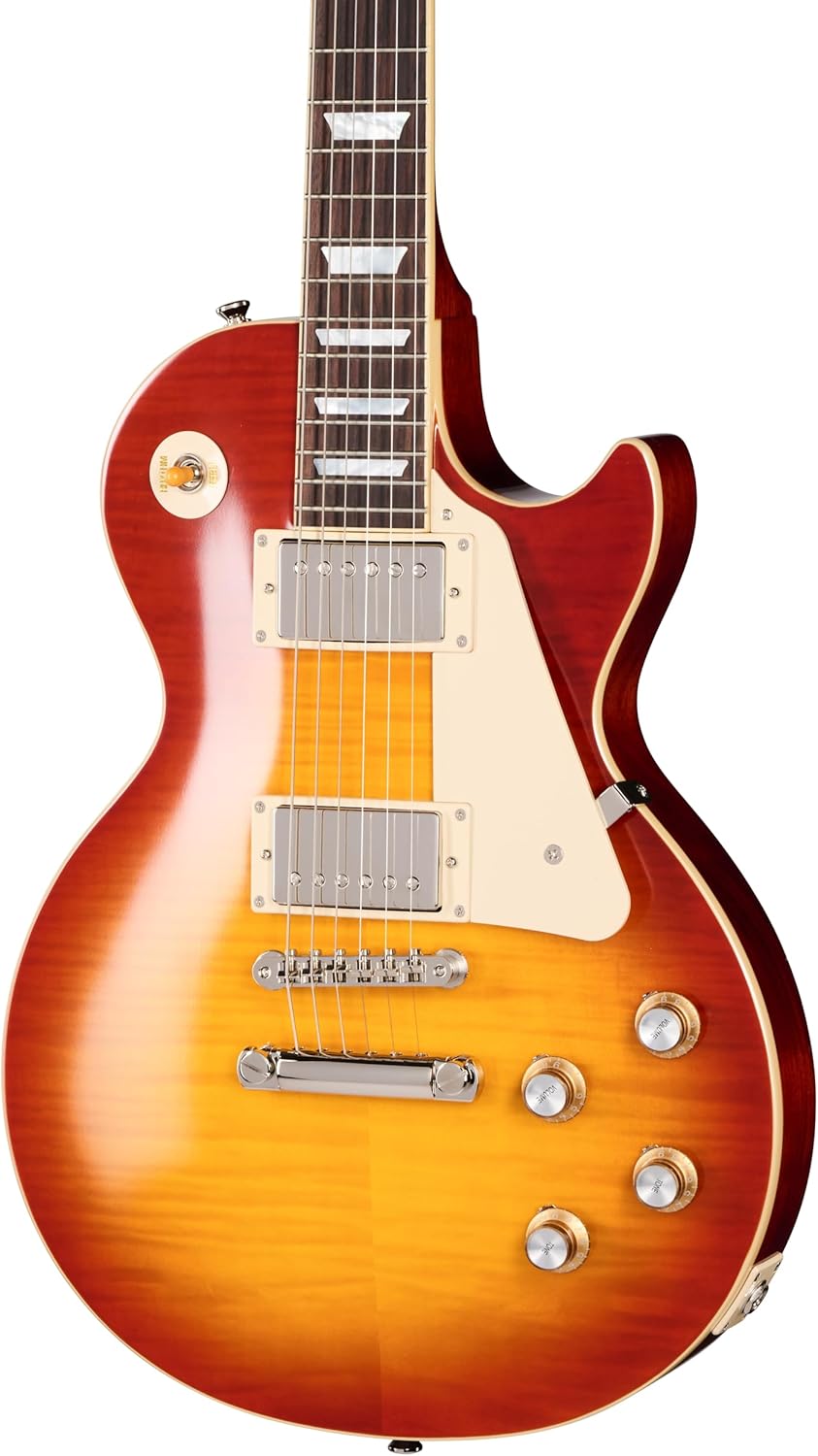 Epiphone Inspired by Gibson Custom 1960 Les Paul Standard Reissue, Washed Cherry Sunburst with Case