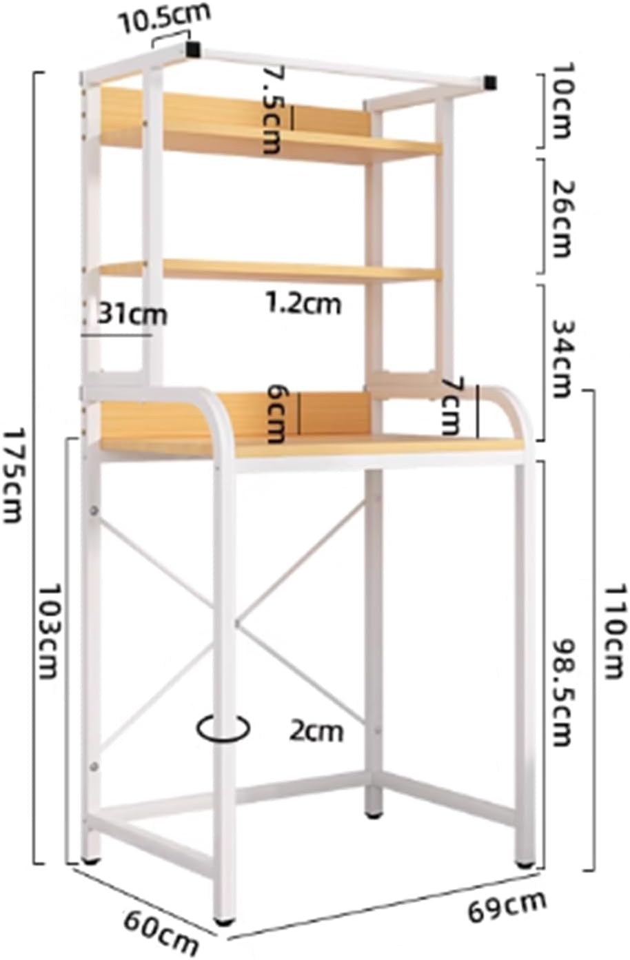 Washing Machine Storage Rack, Over Washing Machine and Dryer Rack in Laundry Room, Drum Washing Machine Storage RackTumble dryer stand