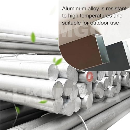 Aluminum Ac Unit Covers Outdoor, Fence Panels for Air Conditioners Trash Bins, Anti Theft, Noise Reduction, Adapt to All Weather(Brown,2 3P)