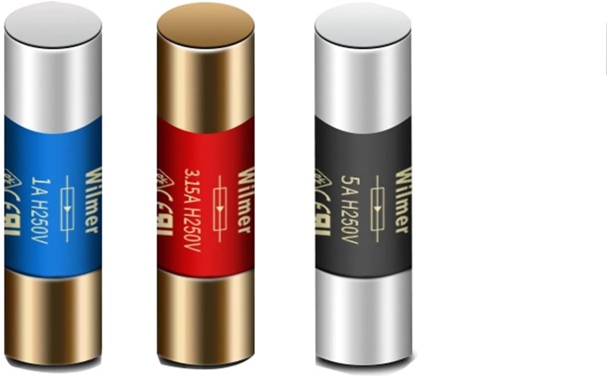 1PCS 5 * 20mm HiFi Graphene Nano Quantum Fuse CD Audio Amplifier Tube Amp Fuse Slow Blow Fuse (Color : Red Knight 8A)