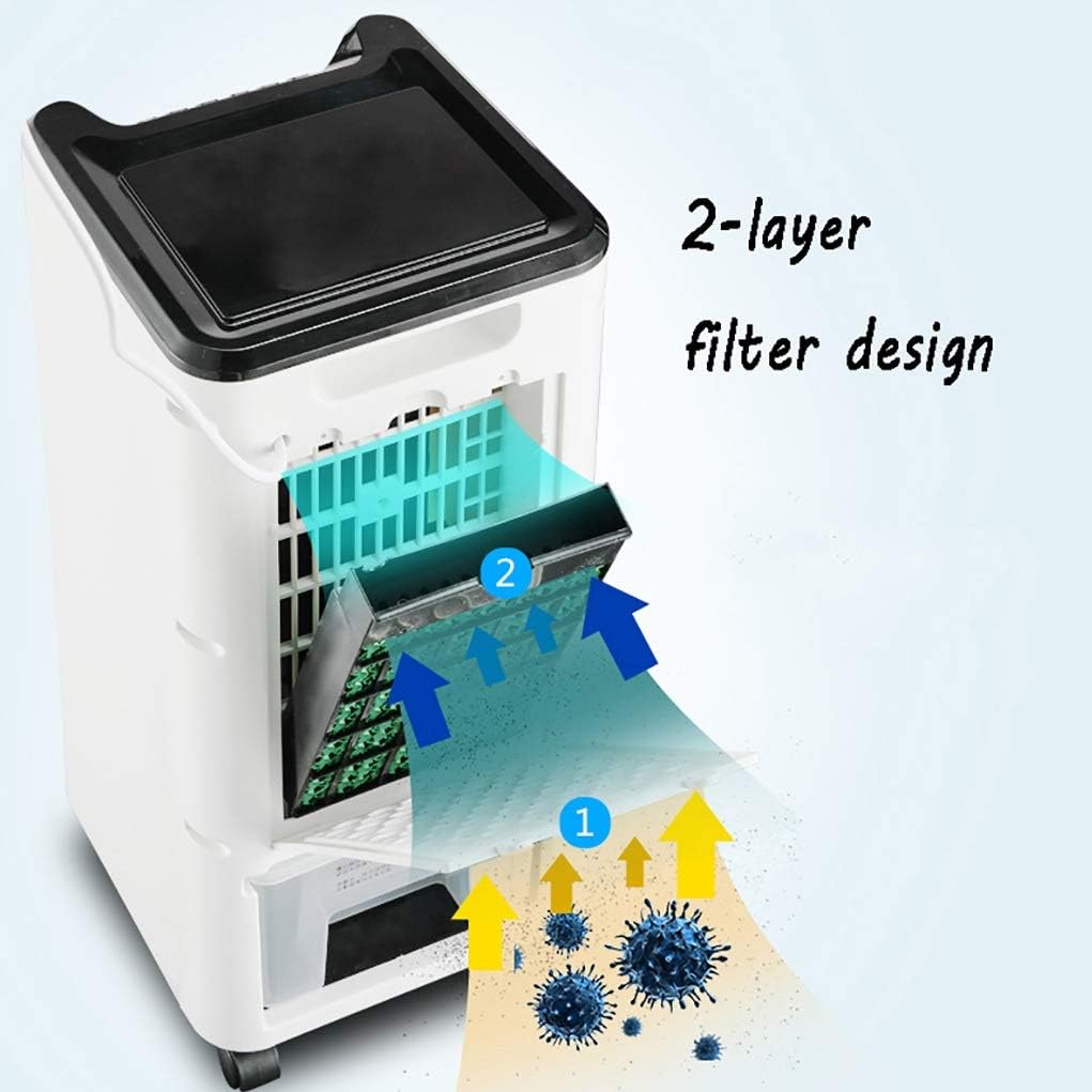 Portable Air Conditioner Fan Portable Cooling Fan Single Cold Type With Remote Control Electric Fan Home Small ertical Air Cooler Dormitory Silent Cooling Air Conditioning Fan