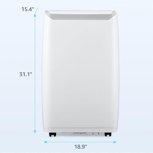 14000 BTU Portable Air Conditioner 3-IN-1 With Dehumidifier & Fan, Remote Control, Effective Humidity Reduction, Versatile Modes, Enhances Air Circulation, Cools Up to 750 Sq.Ft