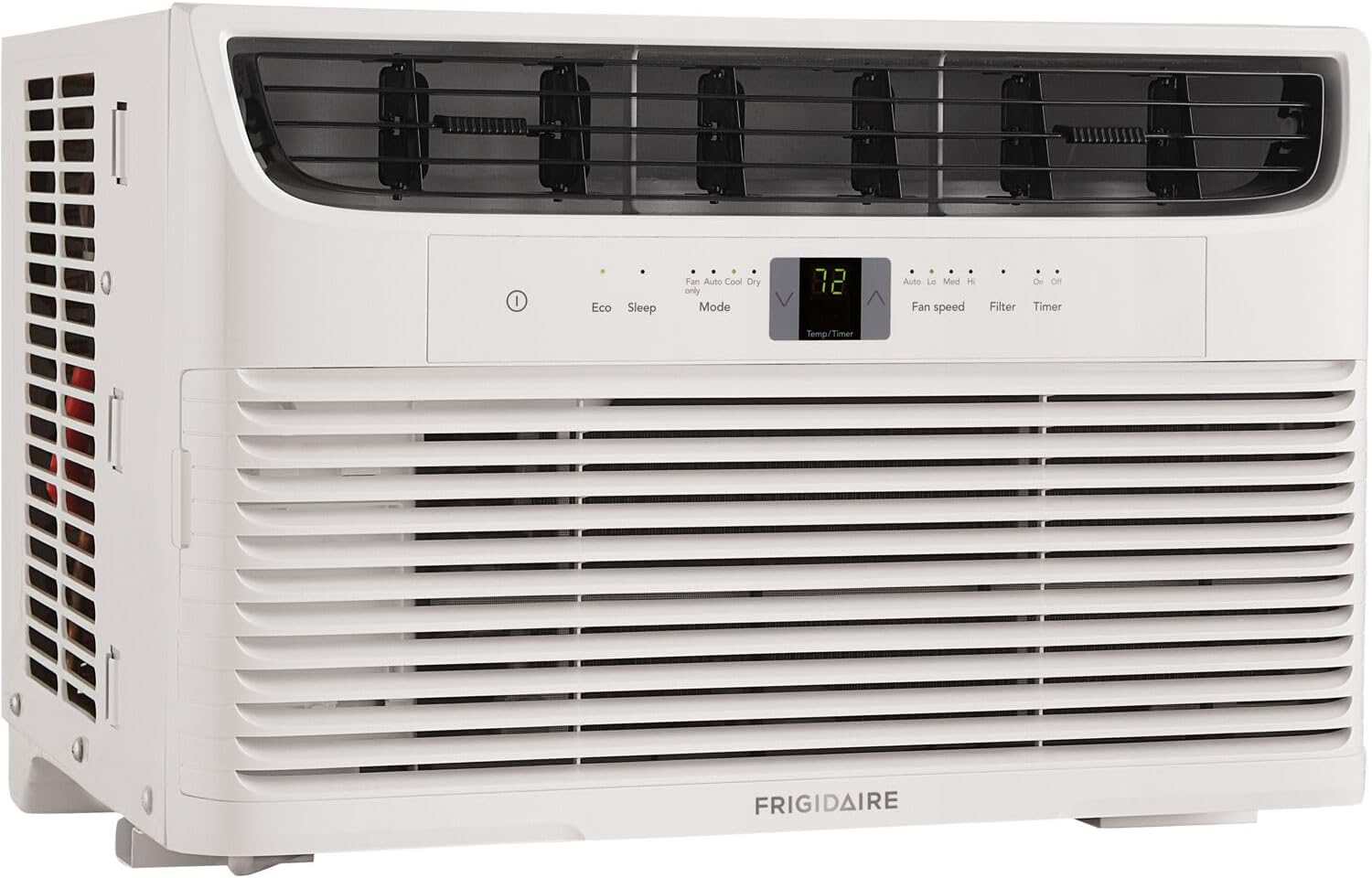 Frigidaire 6,000 BTU Window Air Conditioner and Dehumidifier, 115V, Cools up to 250 Sq. Ft. for Apartment, Dorm Room, Small/Medium Rooms, with Remote Control, White