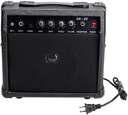 Electric Guitar Buring Flame Design HSH Pickup for Beginner Right Hand with 20W AMP, Cable, Strap, Bag, Tremolo Arm and Accessories (Red)