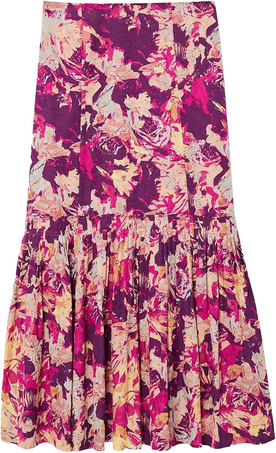 Club Monaco Women's Tiered Flounce Midi Skirt