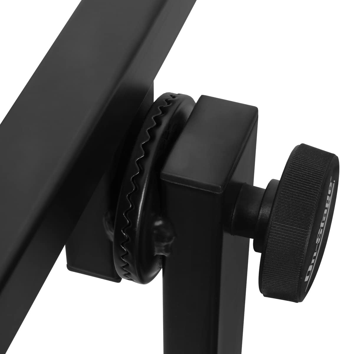 OnStage On-Stage KS7350 Pro Heavy-Duty Folding-Z Keyboard Stand, Black