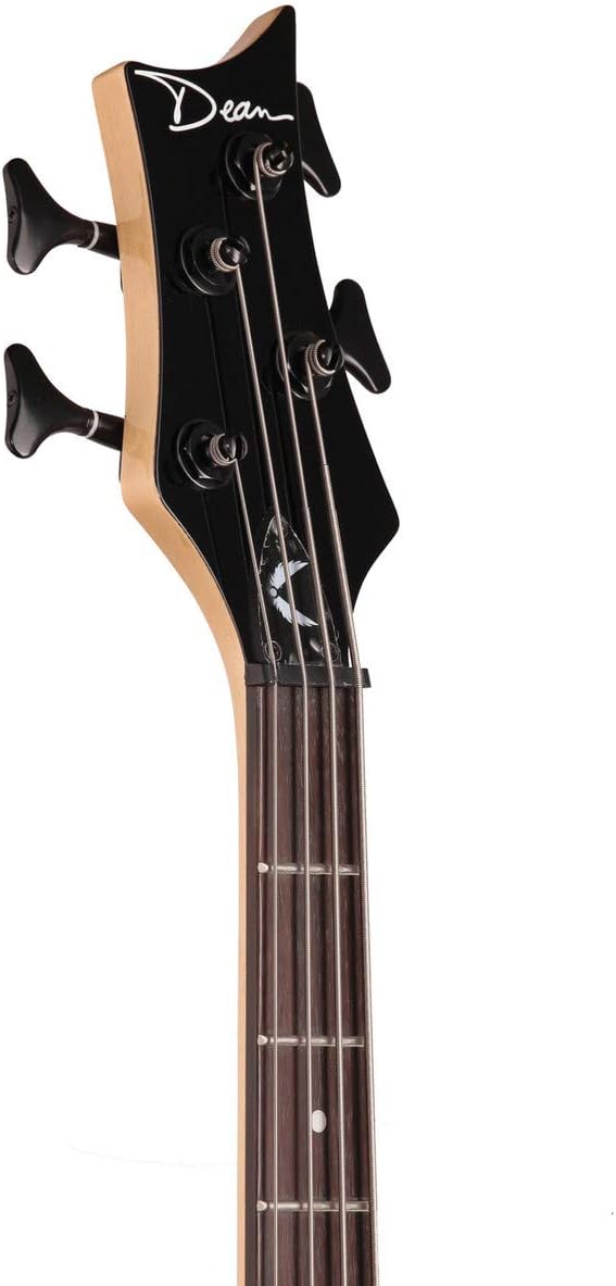 Dean Edge 09L Lefty Electric Bass Guitar - (Black)