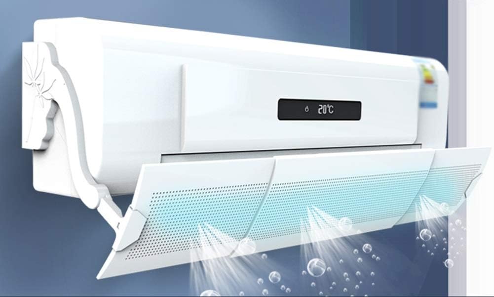 Air conditioning wind deflector Retractable, Air Conditioner Baffles, 180° Rotation Anti Direct Blowing, Lightweight Plastic Material