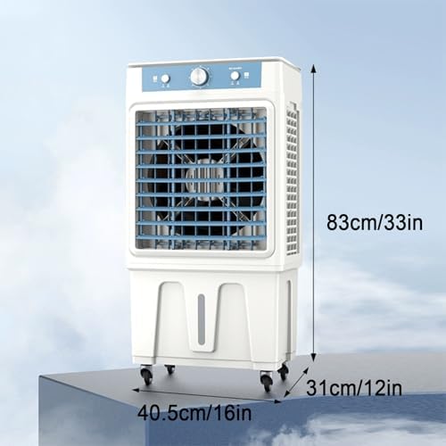 Portable Air Conditioners, Swamp Cooling Fan, 2 Modes, 3 Speeds, Fans That Blow Cold Air for Room, Bedroom, Indoor, Office(Small)
