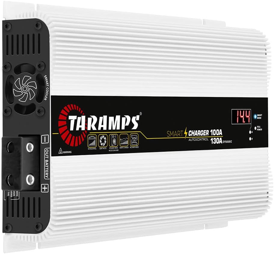 Taramps Smart Charger 100/130A battery charger 130A dynamic mode car audio system power supply 1850 watts max output power bivolt automatic 127/220VAC