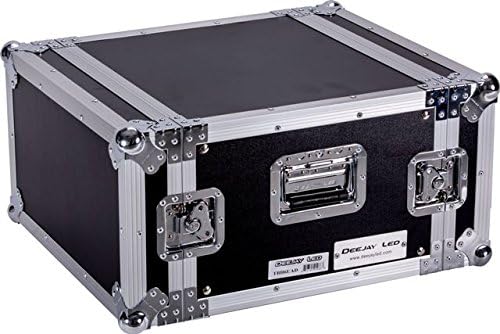 Fly Drive Case For 19-in Width DJ Amplifier or Similarly Sized Equipment w/Laptop Shelf w/Wheels - TBH6UAD