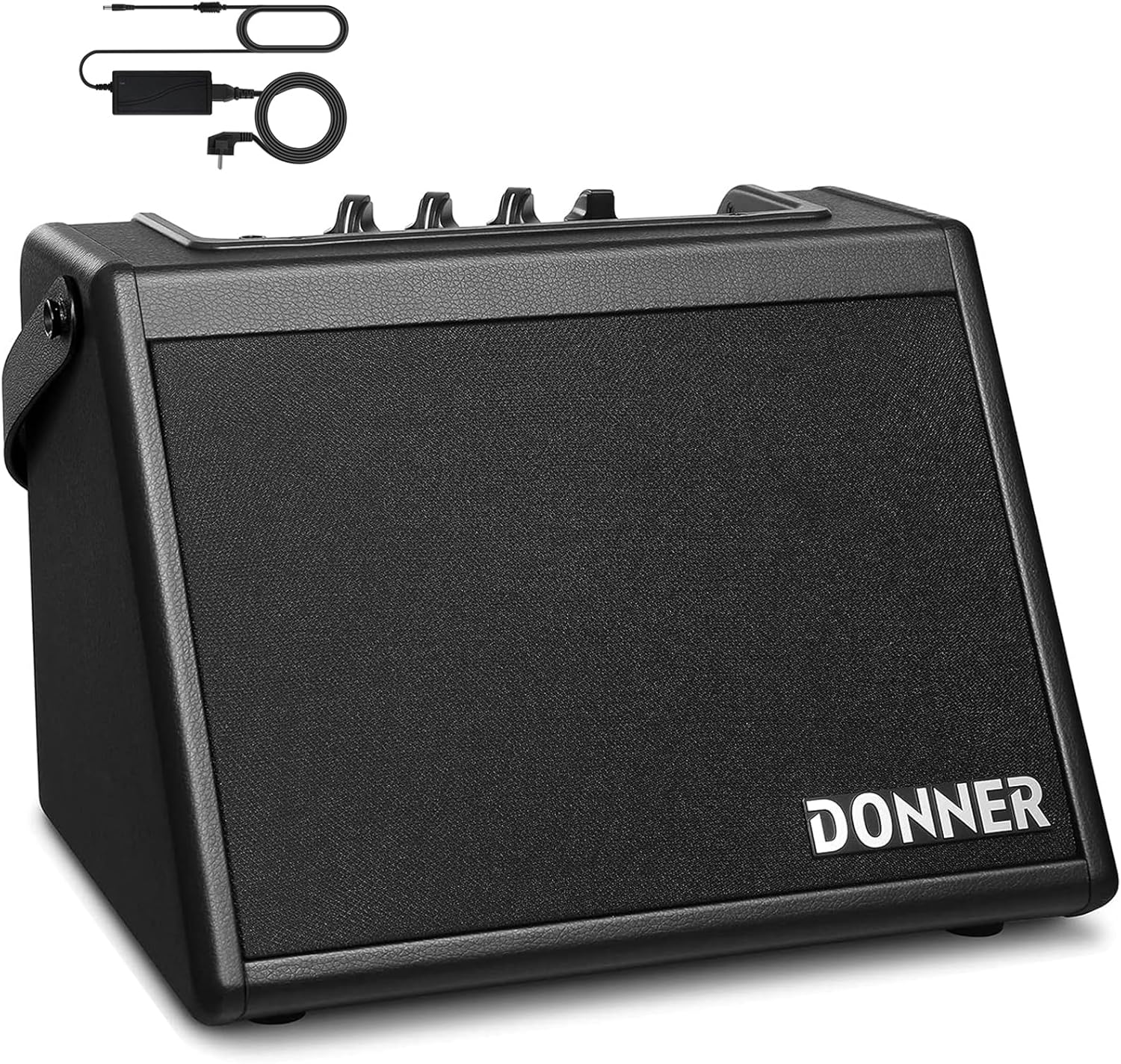 Donner DED-200 MAX Electronic Drum Set with Industry Standard Mesh Heads and Donner Mini Electric Drum Amp 20W Wireless Protable for Home Practice