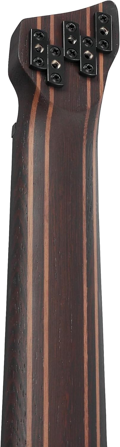 Ibanez EHB1675MS Headless 5-String Bass Guitar, Panga Panga Fingerboard, Natural Flat