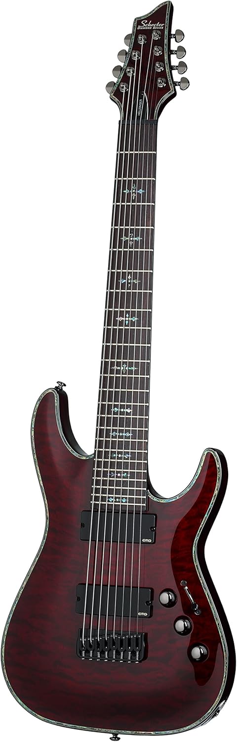 Schecter Hellraiser C-8 Electric Guitar (Black Cherry)