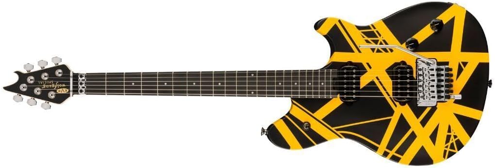 EVH Wolfgang Special Electric Guitar - Satin Striped Black/Yellow