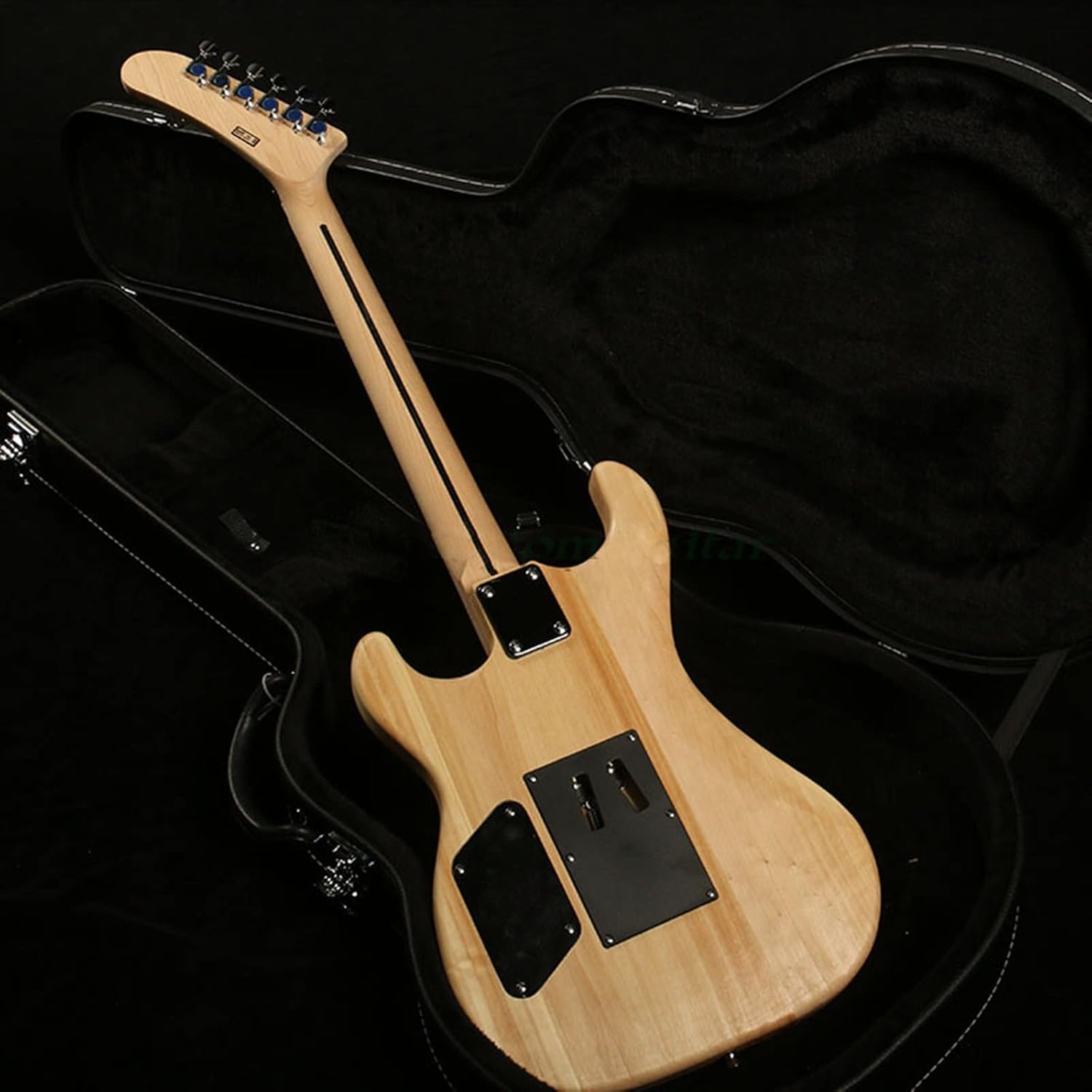 TSTS Unfinished Electric Guitar DIY Kits Maple Neck Fingerboard Build Your Own Electric Guitar Unfinished Electric Guitar Kit