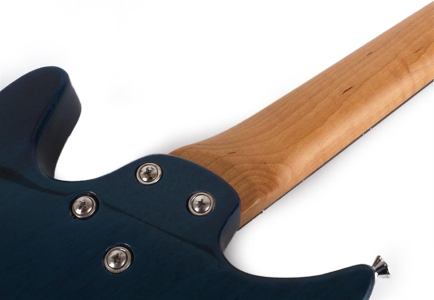 24 Frets Roasted Maple Neck Rosewood Fingerboard Headless Travel Portable Electric Guitar Professional Headless Guitar (Color : 03)