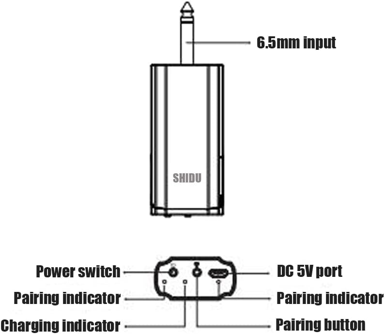 Wireless Saxophone Microphone UHF for Musical Instruments Speaker Voice Amplifier with Receiver Clip Professional Orchestra Trumpet Saxo HiFi Megaphone Condenser Portable Handheld Mini Mic