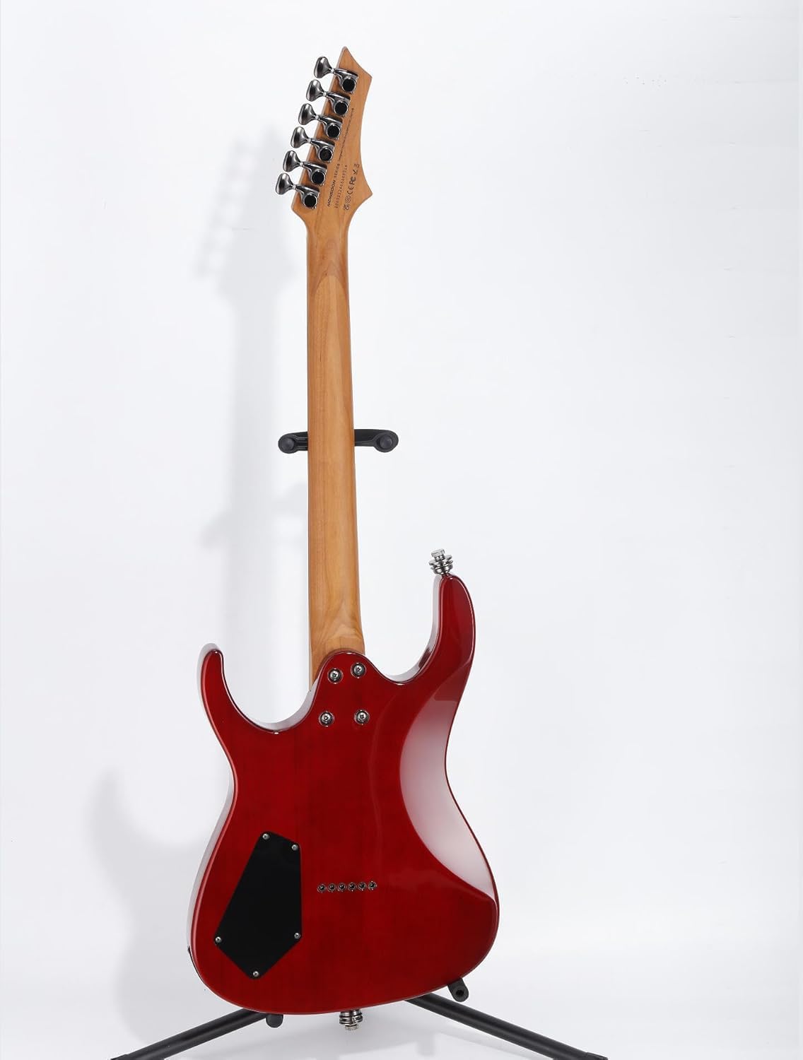 Leo Jaymz Electric Guitar Monsoon Deluxe See What You Get Series, Mahogany Body, Roasted Maple Neck, Rosewood Fretboard, Locking Tuners, Rounded Frets, Case (VC-0004-068)